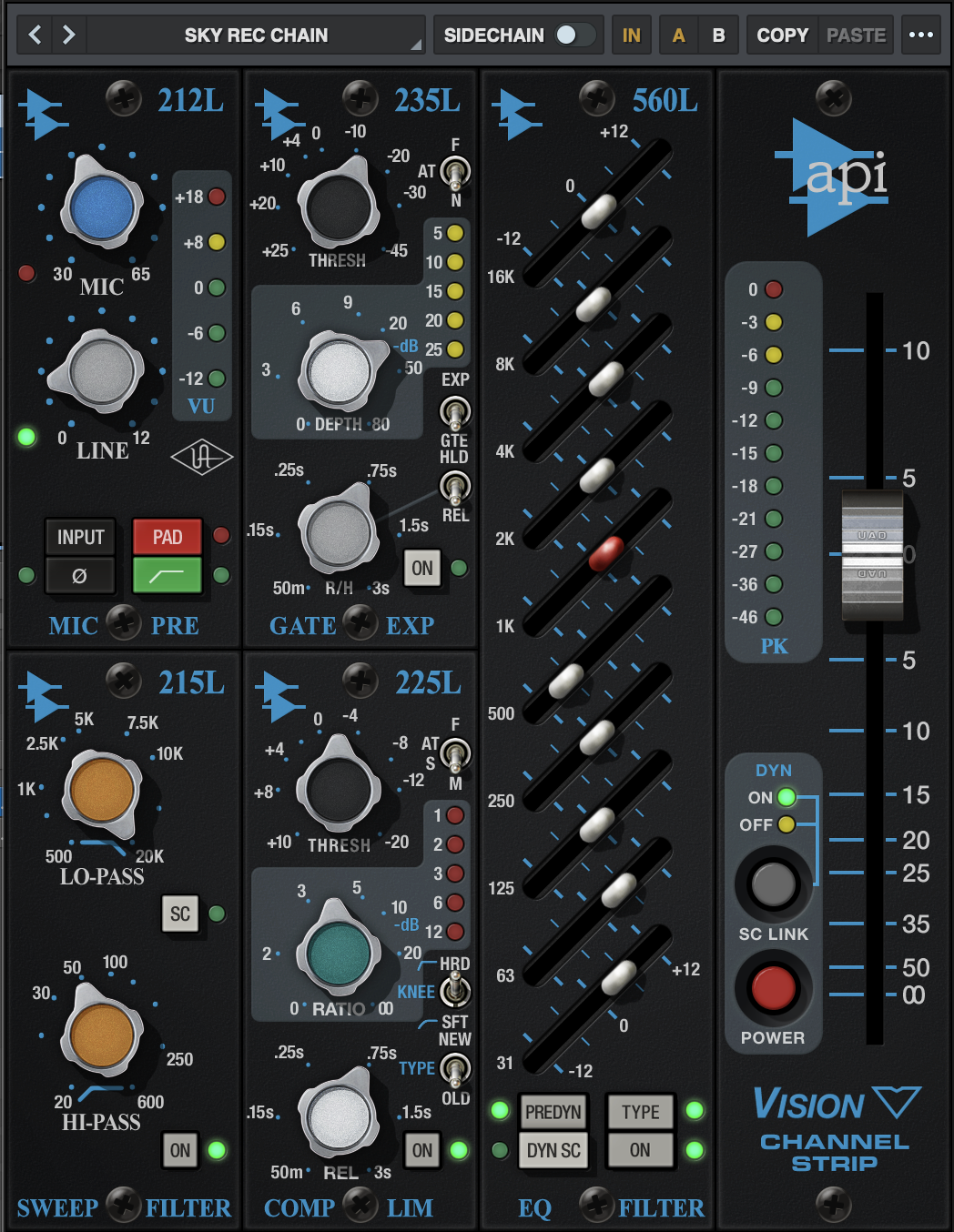 API Vision Channel Strip Expansion Pack