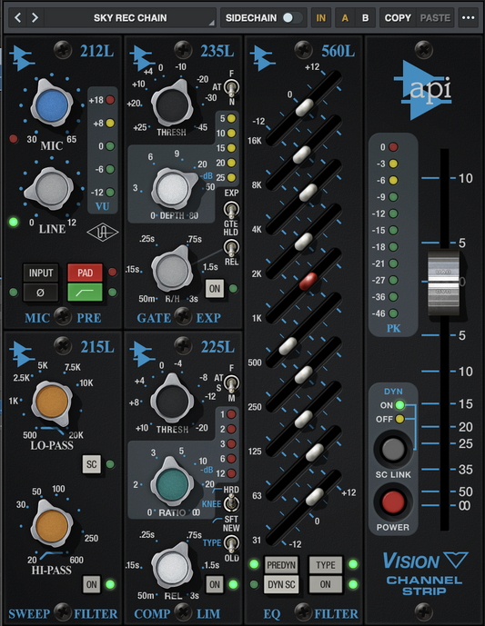 API Vision Channel Strip Expansion Pack