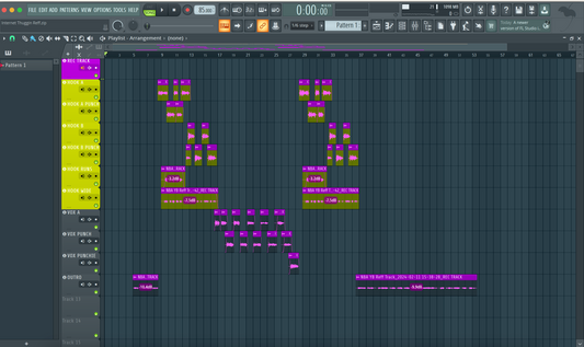 FL Studio 21  Studio Session For Mixing Practice
