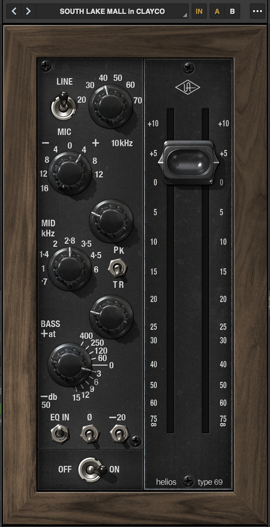 Helios Type 69 Preamp and EQ Collection Expansion Pack